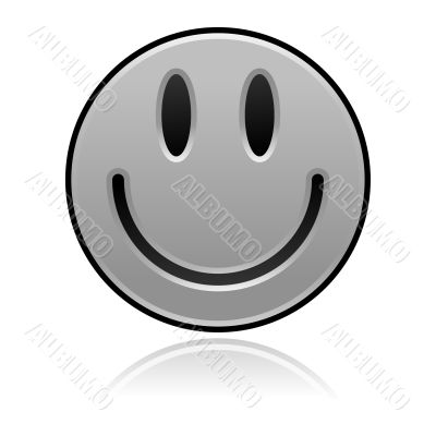 Grey smiley