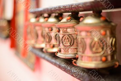 tibetan prayer wheel