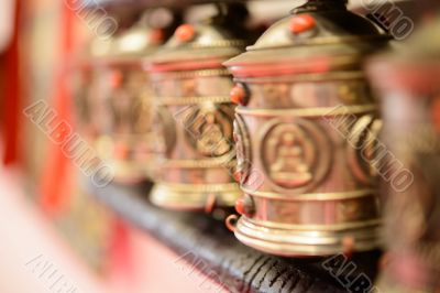 tibetan prayer wheel