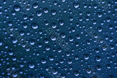 Rain water drops