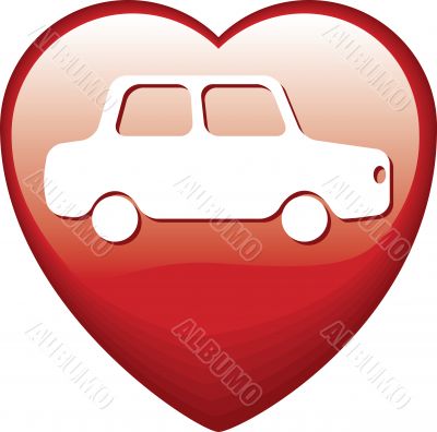 Heart Shape with car