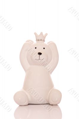 White ceramic bear