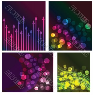 Neon lights  graphic design abstract background.