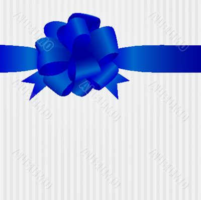 Decorative ribbon and bow on a background