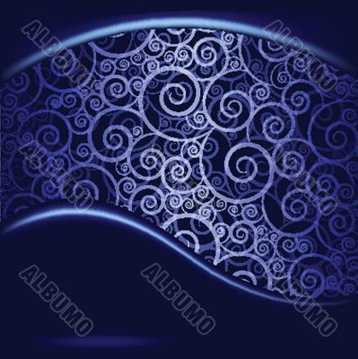 Abstract blue background. Vector illustration.