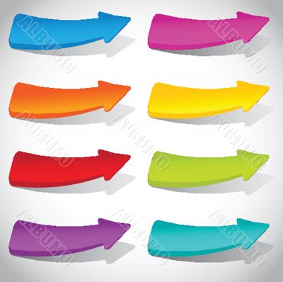 Vintage arrows. Vector set for your design.