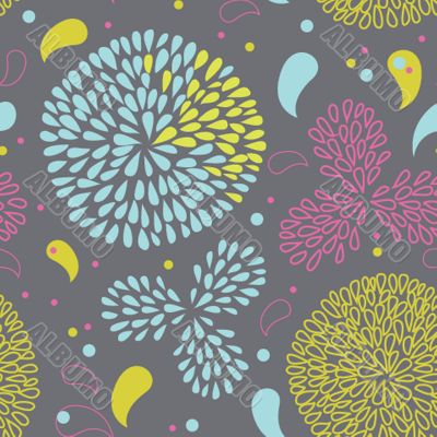 Floral seamless beautiful pattern