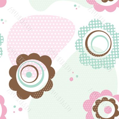 Floral seamless beautiful pattern