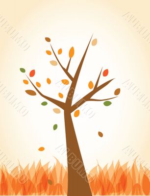 Illustration of beautiful spring background Illustration of beautiful spring background