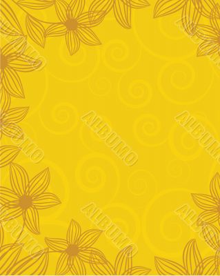 Floral vector background