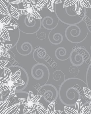 Floral vector background Floral vector background