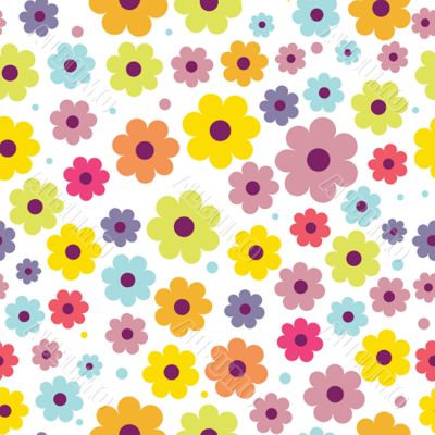 Floral seamless beautiful pattern