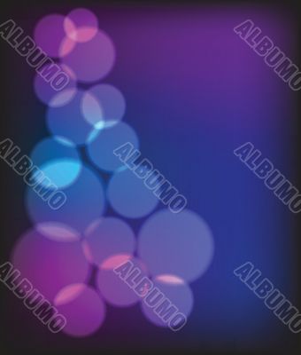 Abstract background with circles and squares