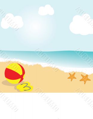 Beach landscape