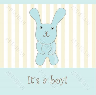 baby boy announcement card. vector illustration baby boy announcement card. vector illustration