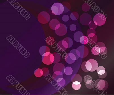 Abstract background with circles and squares