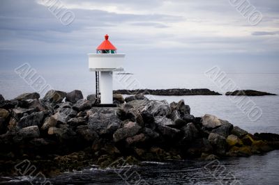 Lighthouse on stones