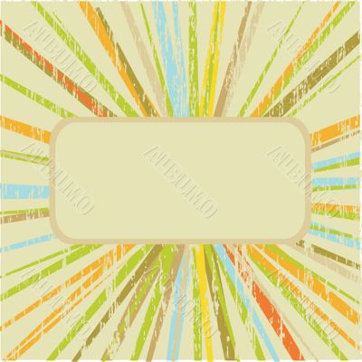 Vintage vector frame on  beautiful background
