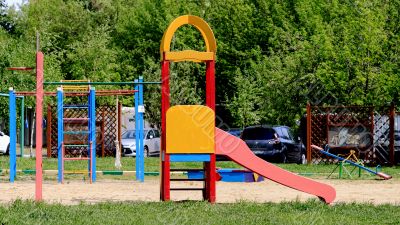 city children's Playground in the Park city children's Playground in the Park