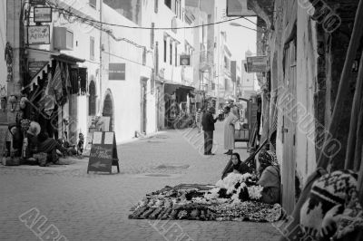 the streets of Morocco