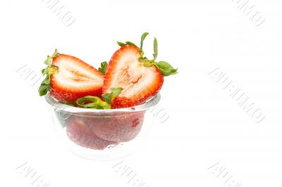 Fresh strawberry isolated on white background Fresh strawberry isolated on white background