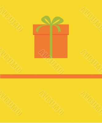 Vector picture of gift