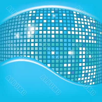 Abstract background with circles and squares Abstract background with circles and squares