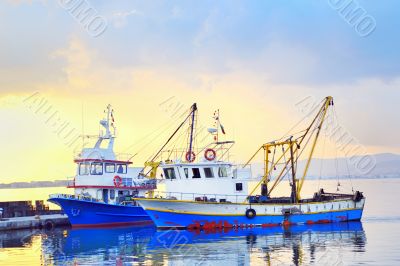 fishing boats
