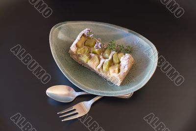 Rhubarb pie Rhubarb pie