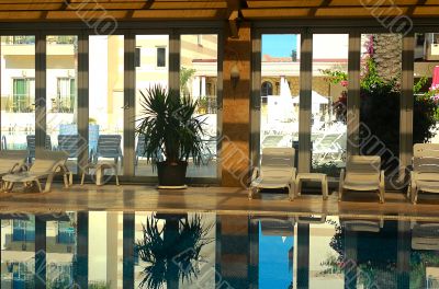 Indoor pool in the Spa hotel