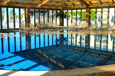 Indoor pool in the Spa hotel