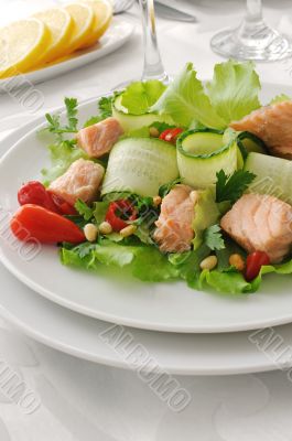 Salmon salad