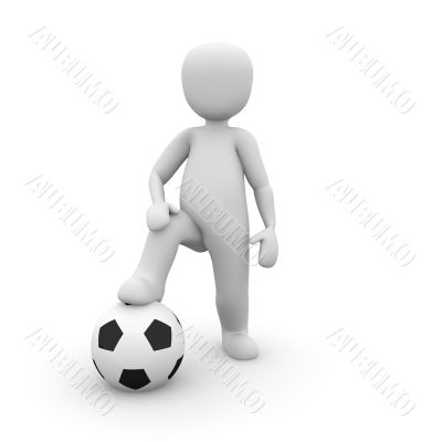 foot on ball