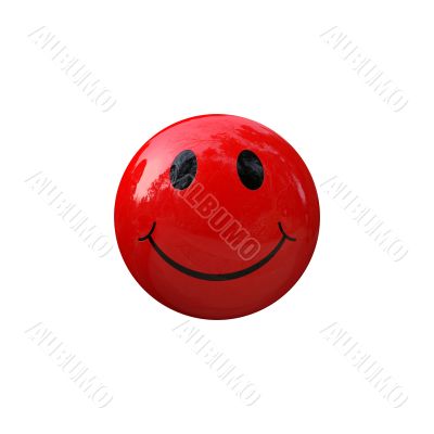 Smiley smile red