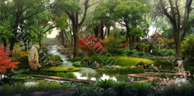 3D landscape visualization