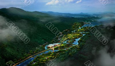 3D landscape visualization