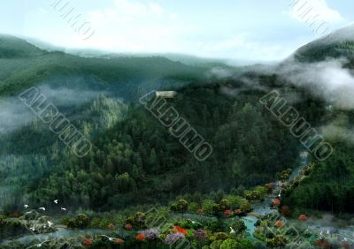 3D Rendering Landscape