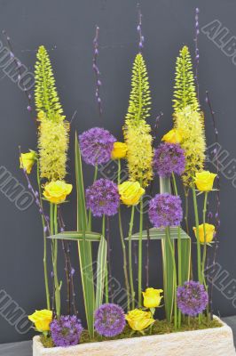 exhibition floral bouquet