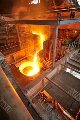 transportation molten hot steel