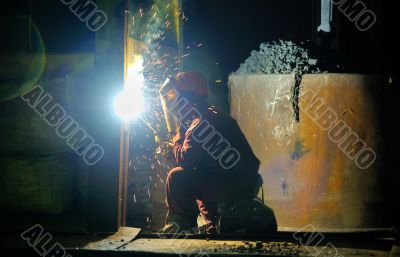 Welder works Welder works