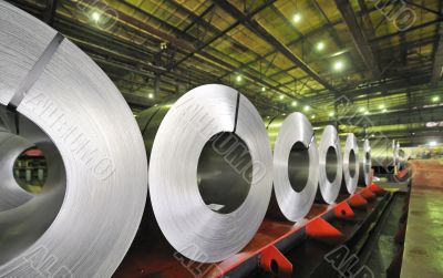 rolls of steel sheet 