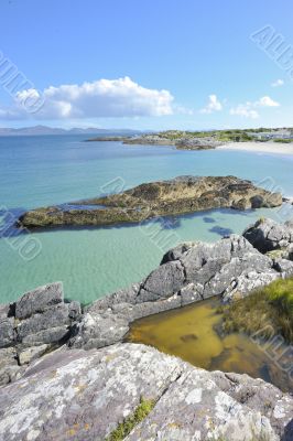 beautiful scenic rural landscape from ireland