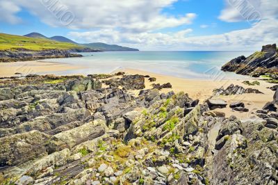 beautiful scenic rural landscape from ireland