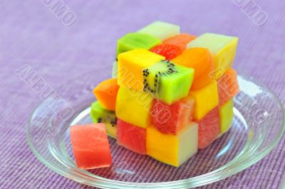 cube fruits salad cube fruits salad