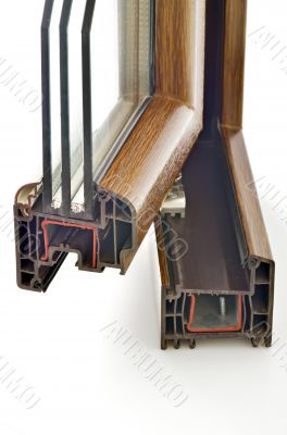PVC window profile