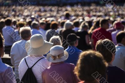 Large crowd of people