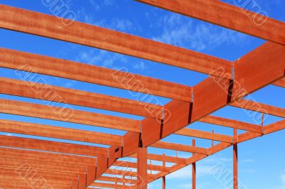 a wooden frame a wooden frame