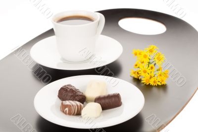 Chocolate and coffee