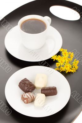 Chocolate and coffee