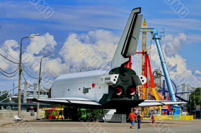 monument BURAN spacecraft